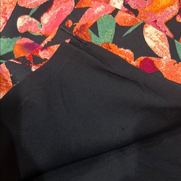 Ann Taylor Navy Pink floral print Skirt size 8 - Picture 12 of 12